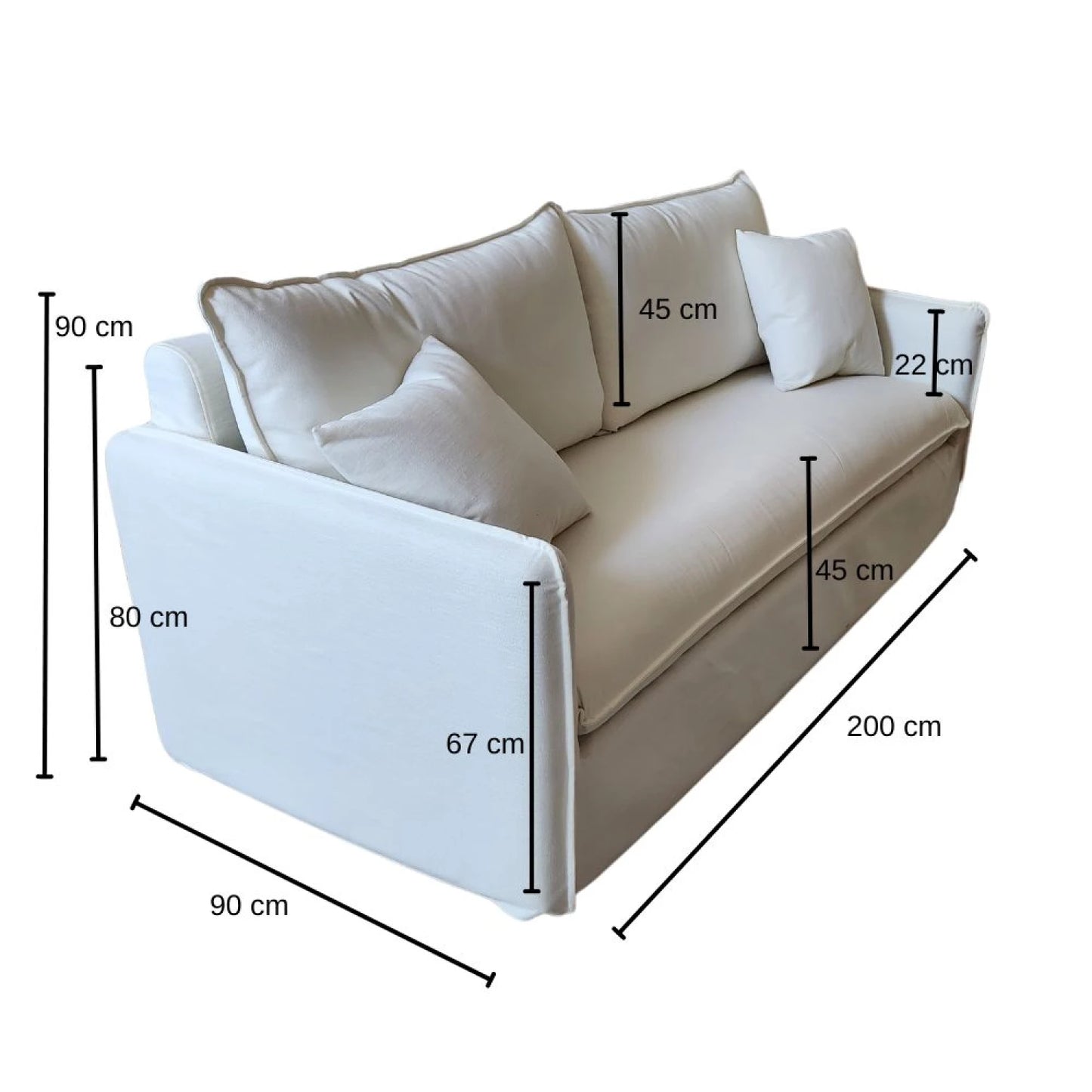 Sillon 3 cuerpos Voga