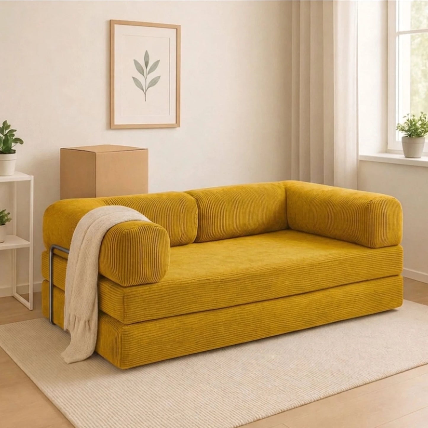 Sillón Cama 2 Cuerpos CloudNest - Gris