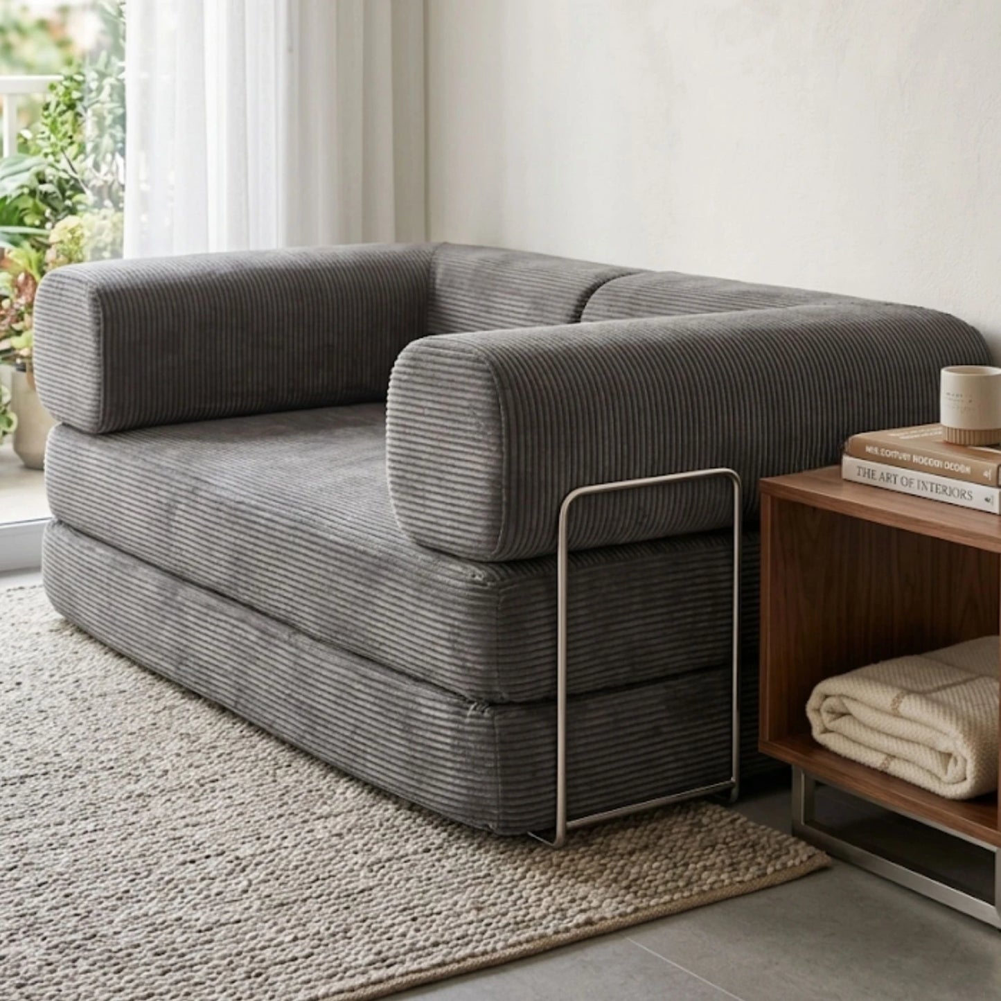 Sillón Cama 3 Cuerpos CloudNest - Gris