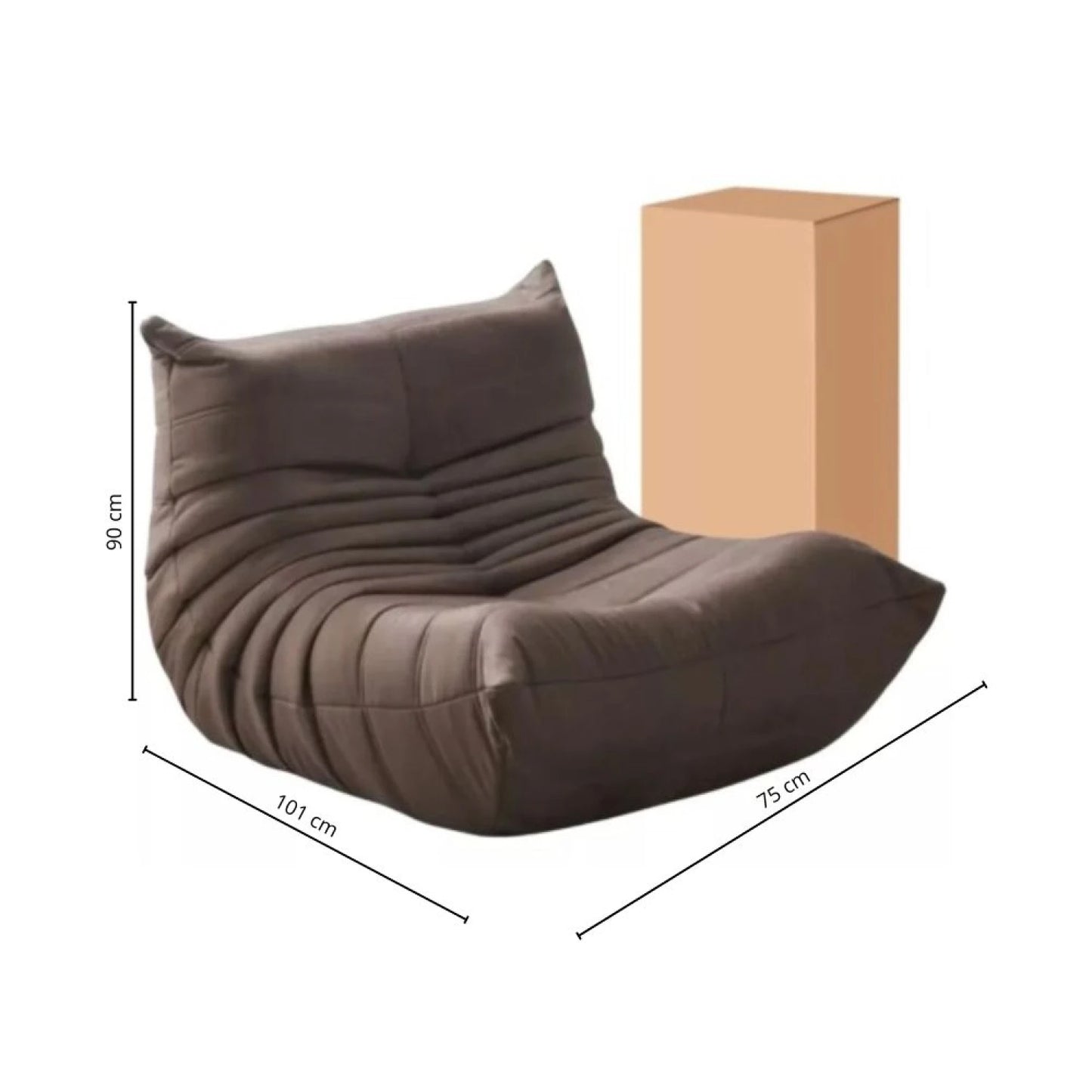 Sillon Lazy Sofa - Marron