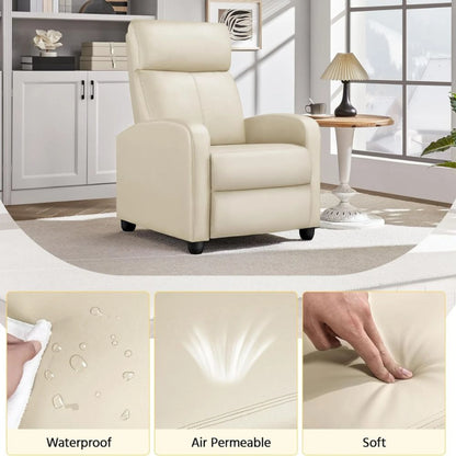 Sillon reclinable 1 cuerpo - Beige