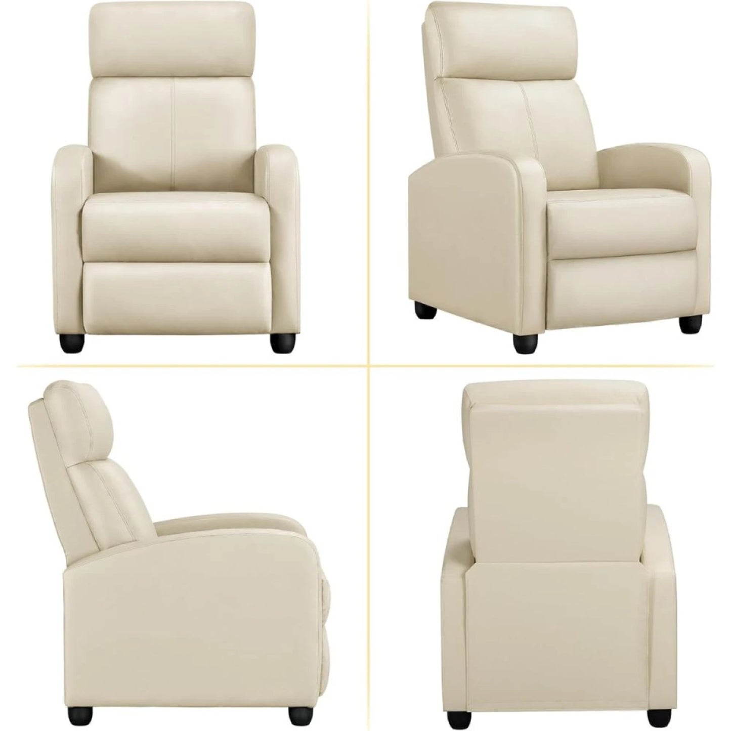 Sillon reclinable 1 cuerpo - Beige