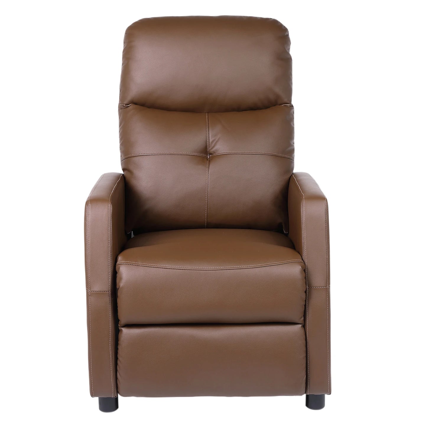 Sillon reclinable 1 cuerpo con masajeador y calefaccion - Marrón