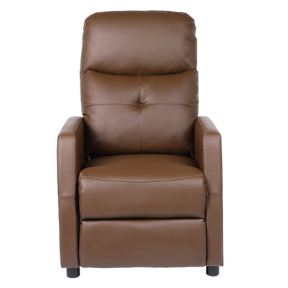 Sillon reclinable 1 cuerpo con masajeador y calefaccion - Marrón