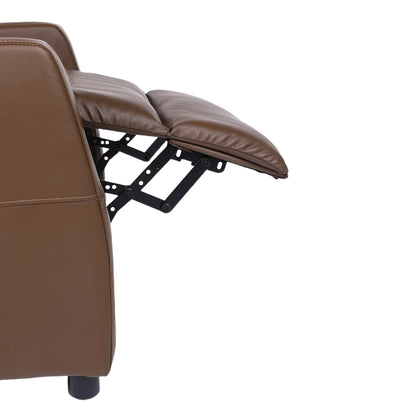 Sillon reclinable 1 cuerpo con masajeador y calefaccion - Marrón