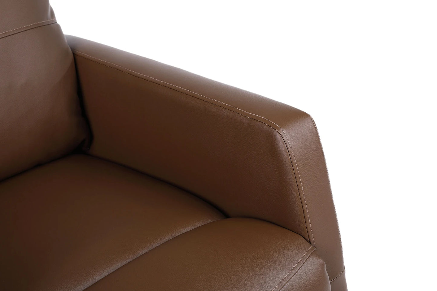 Sillon reclinable 1 cuerpo con masajeador y calefaccion - Marrón