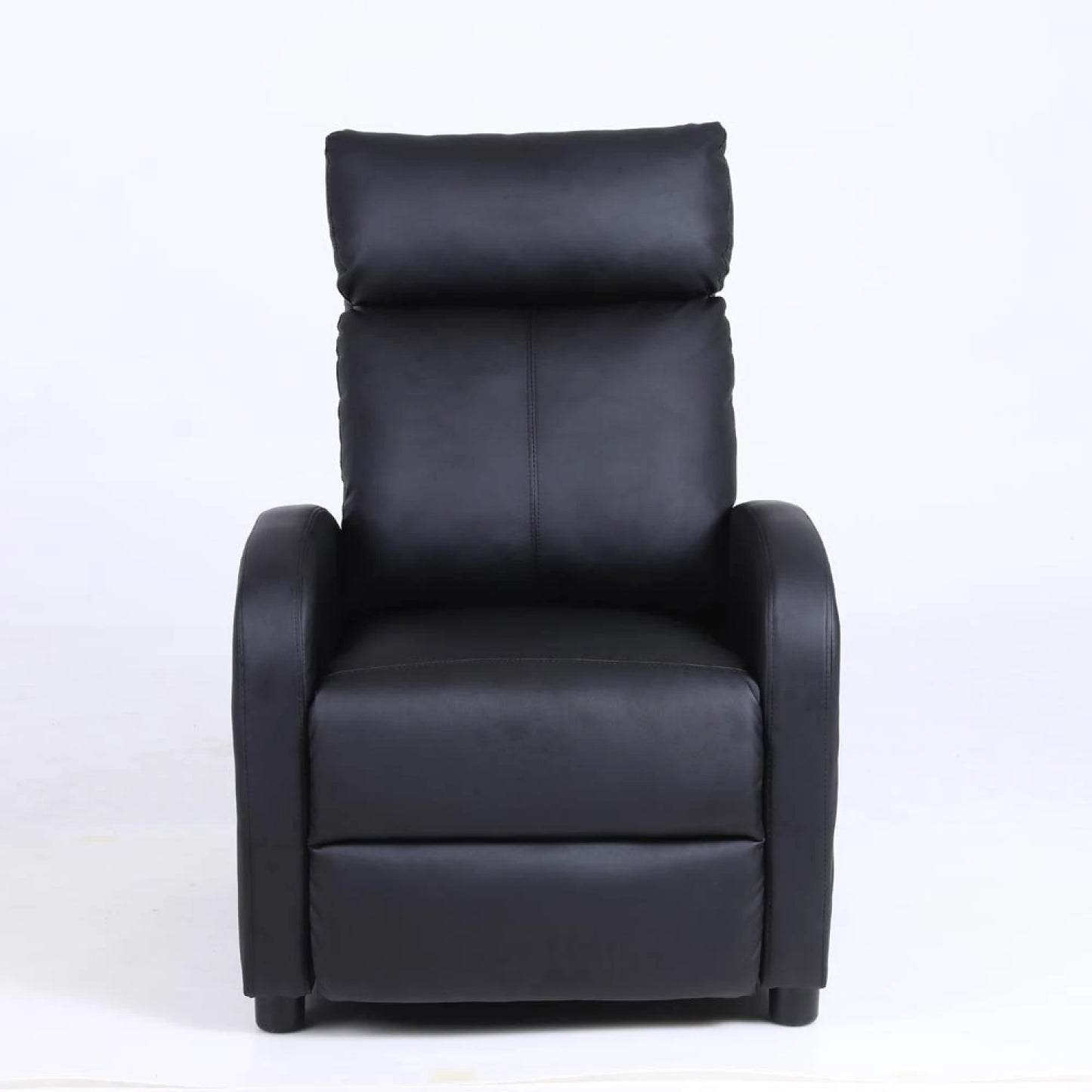 Sillon reclinable 1 cuerpo con masajeador y calefaccion - Negro