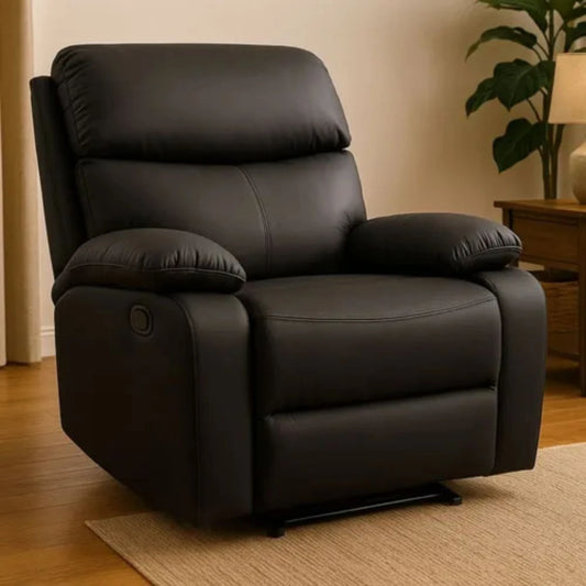 Sillón Reclinable 1 Cuerpo Negro