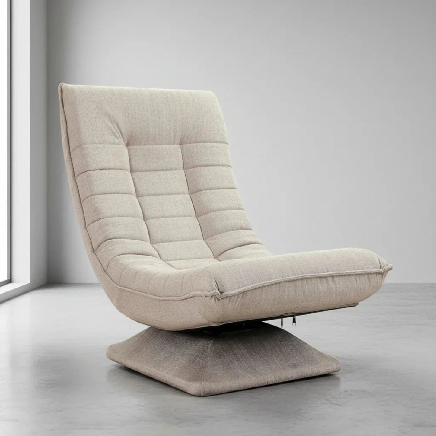 Sillon Reclinable Giratorio Aberdeen - Beige