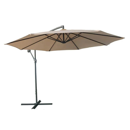 Sombrilla retractil Beige