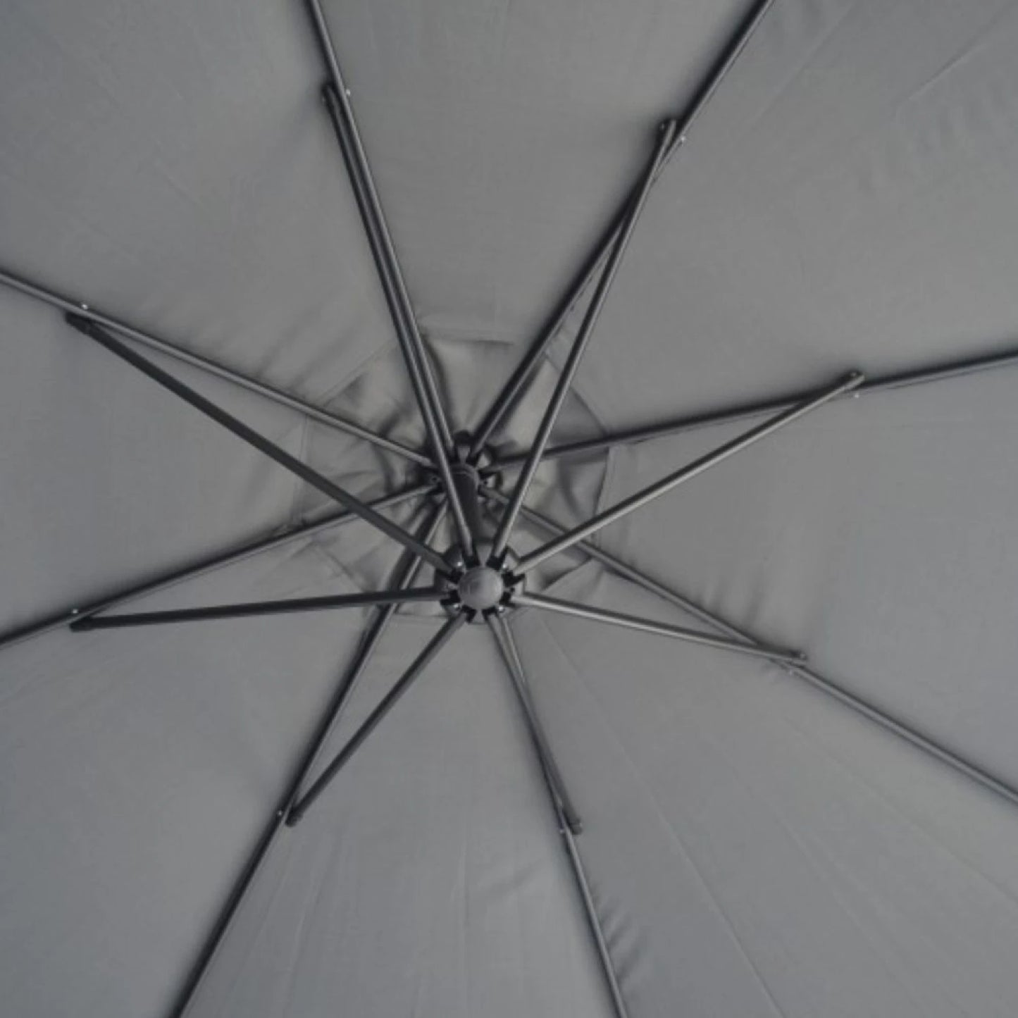 Sombrilla retractil Gris Oscuro