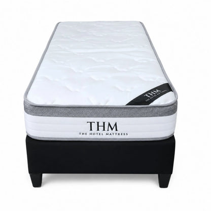 Sommier 1 Plaza 80x185 - Colchon THM Hybrid Rhodium