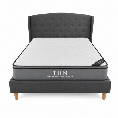 Sommier 1 plaza THM Hybrid Ruthenium con Respaldo 80X185