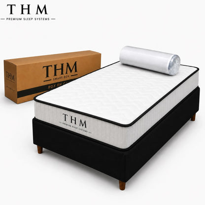 Sommier 1 Plaza THM Memory Foam 80X185 - Negro