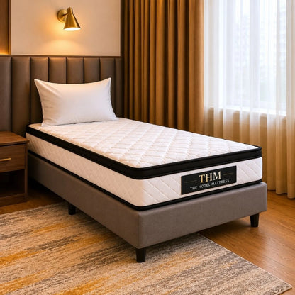 Sommier 1 Plaza THM Mercury 80X185 - Negro