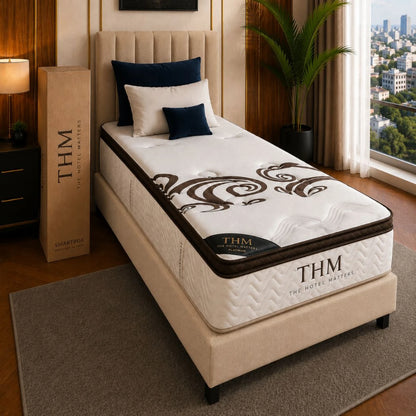 Sommier 1 Plaza THM Palladium 80X185 - Negro