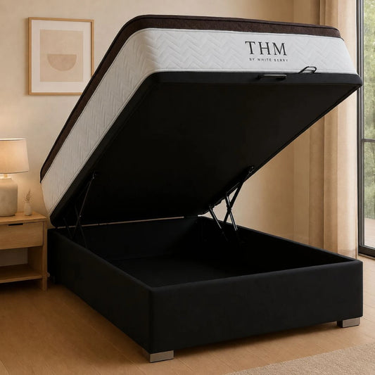 Sommier 2 Plazas Box Baul THM Hybrid Palladium