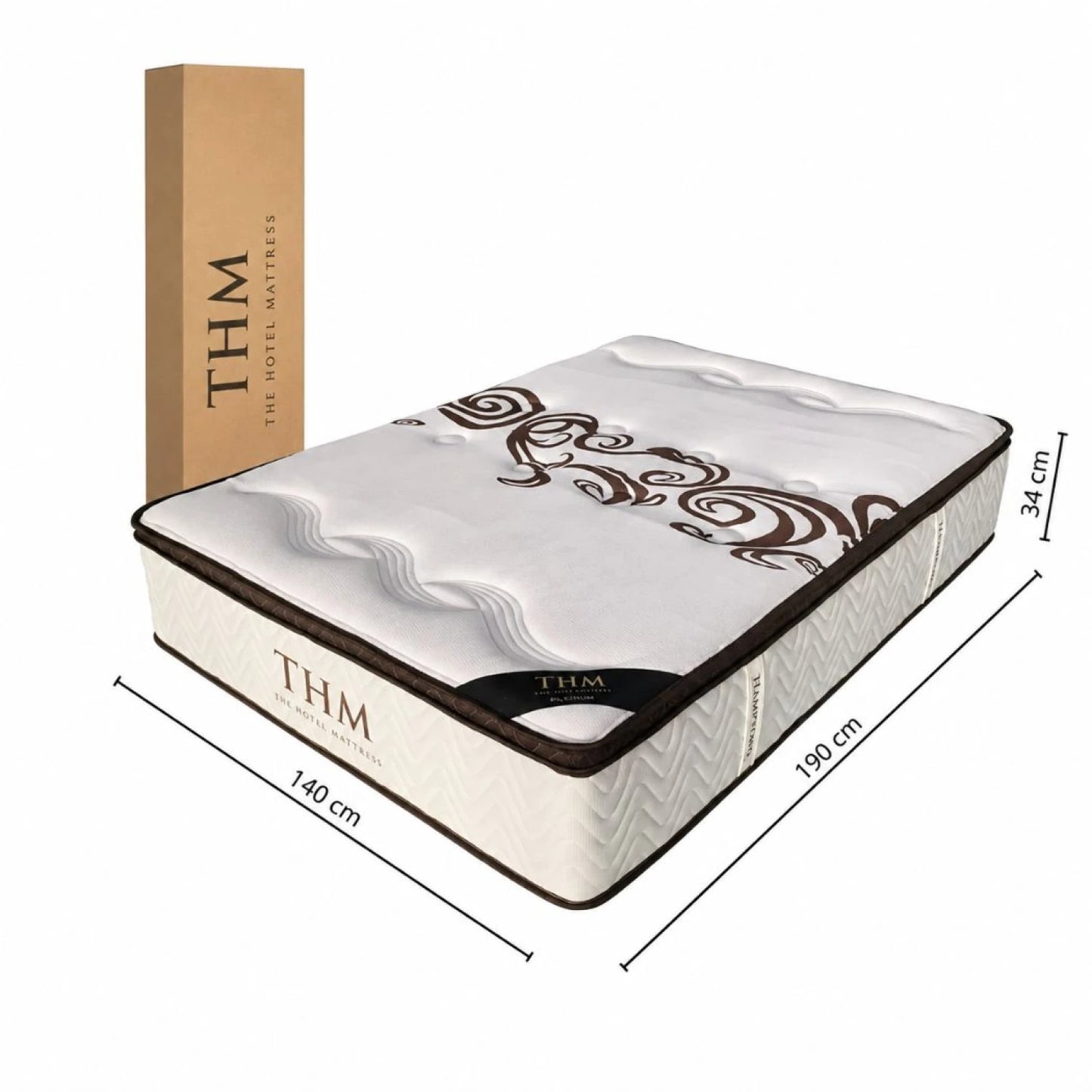 Sommier 2 Plazas Box THM Palladium Hybrid