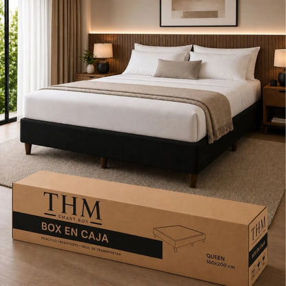 Sommier 2 Plazas Platinum - Negro