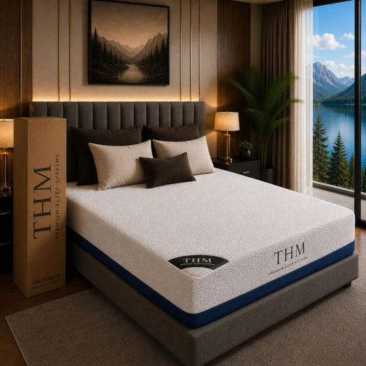 Sommier 2 plazas THM Hybrid Memory Foam con Respaldo