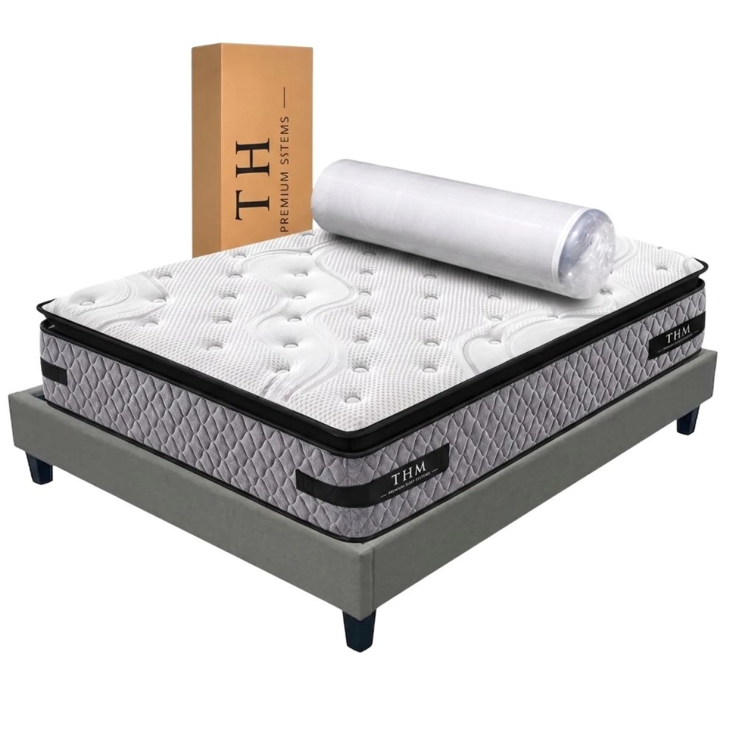 Sommier 2 plazas THM Hybrid Platinum