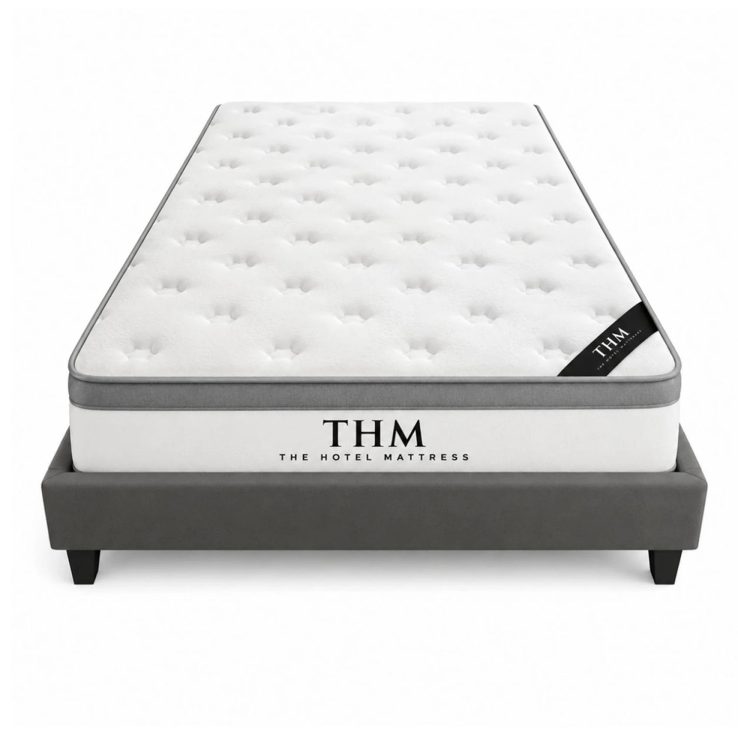 Sommier 2 plazas THM Hybrid Rhodium