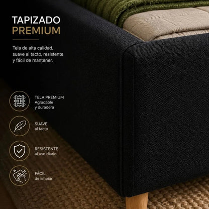 Sommier 2 Plazas THM Hybrid Silver Box Baul