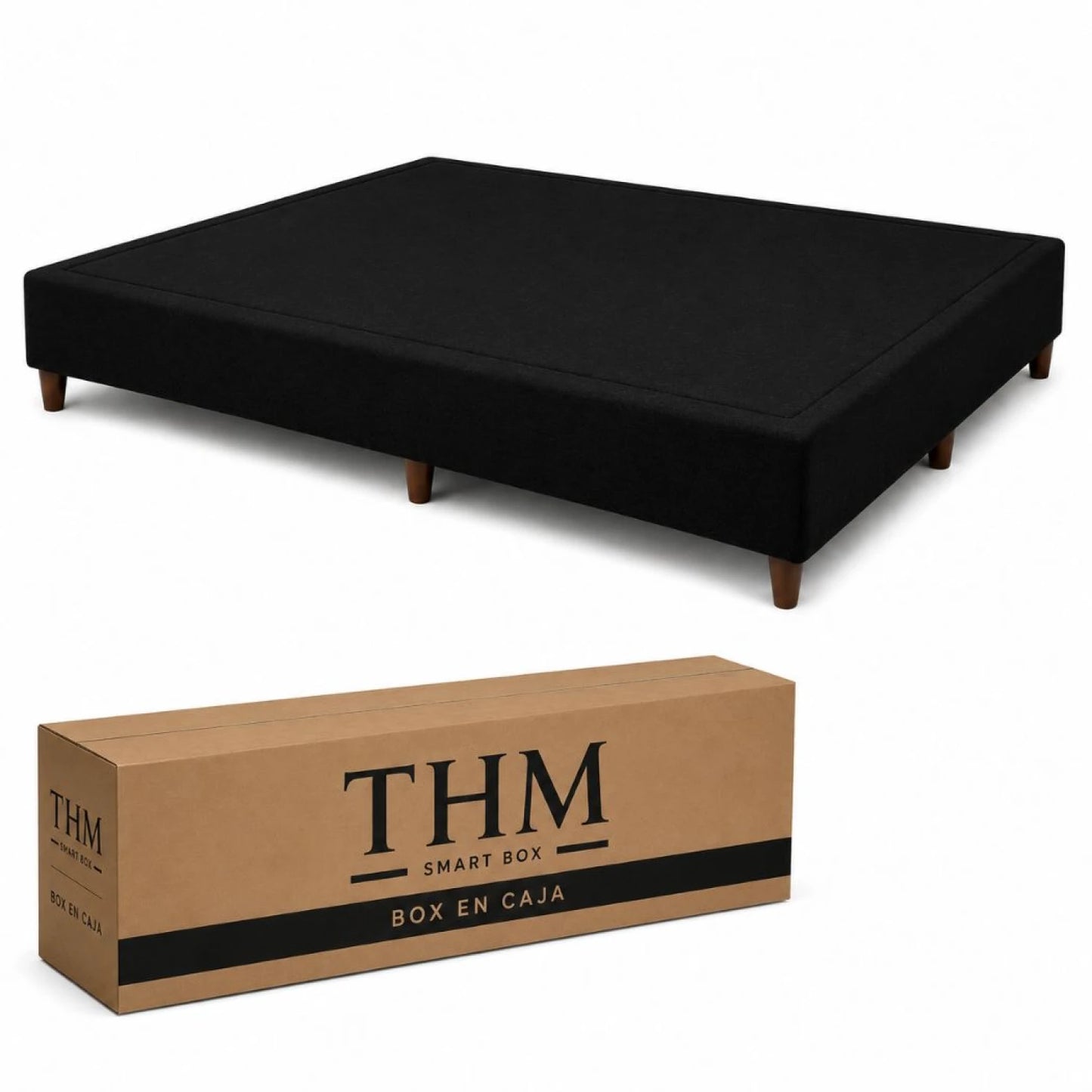 Sommier 2 Plazas THM Palladium Smart Box - Negro