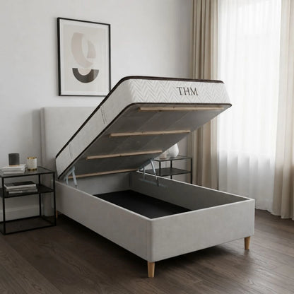 Sommier Baúl 1 plaza Smartbox Palladium 90X190 - Negro