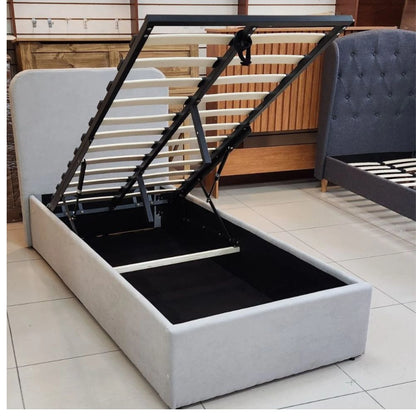 Sommier Baul 1 Plaza THM Memory Foam Con Respaldo