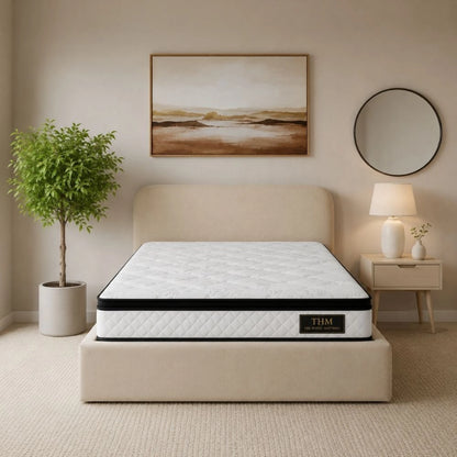 Sommier Baul 2 Plazas THM Mercury Con Respaldo