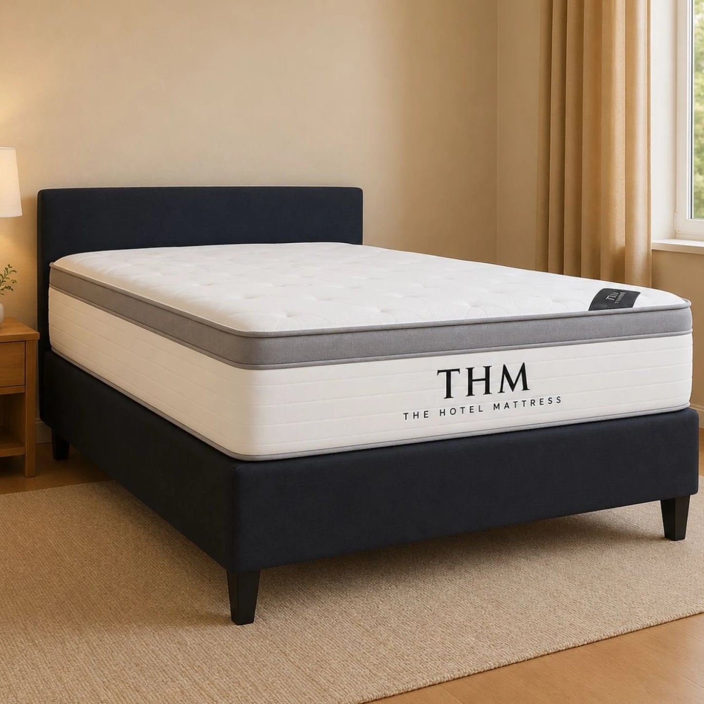 Sommier Plaza Y Media THM Hybrid Rhodium