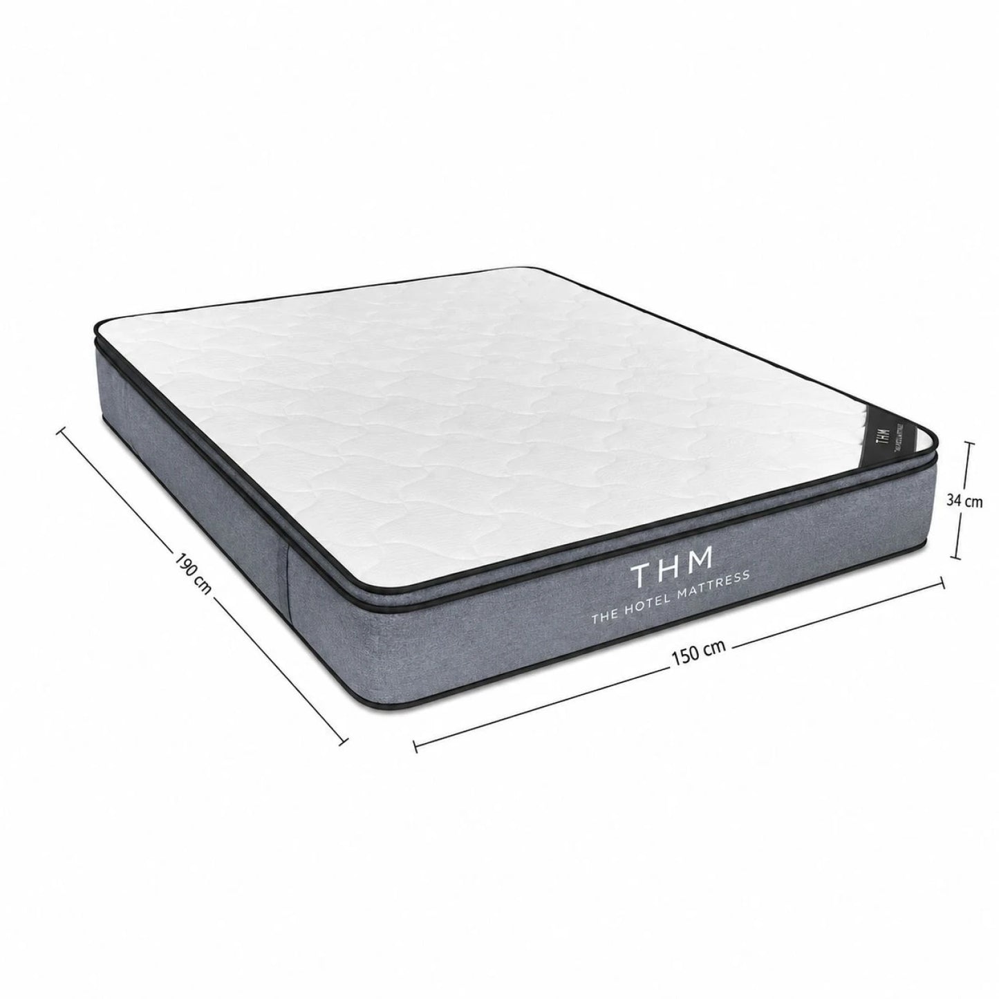 Sommier plaza y media THM Hybrid Ruthenium