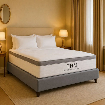 Sommier Plaza Y Media THM Rhodium - Negro