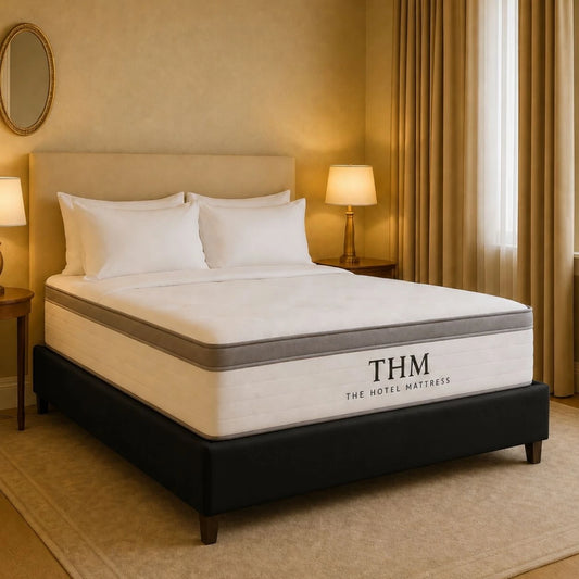 Sommier Plaza Y Media THM Rhodium - Negro
