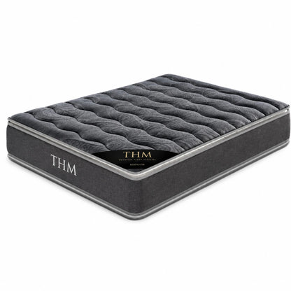 Sommier Queen Colchon THM Hybrid Silver - Negro