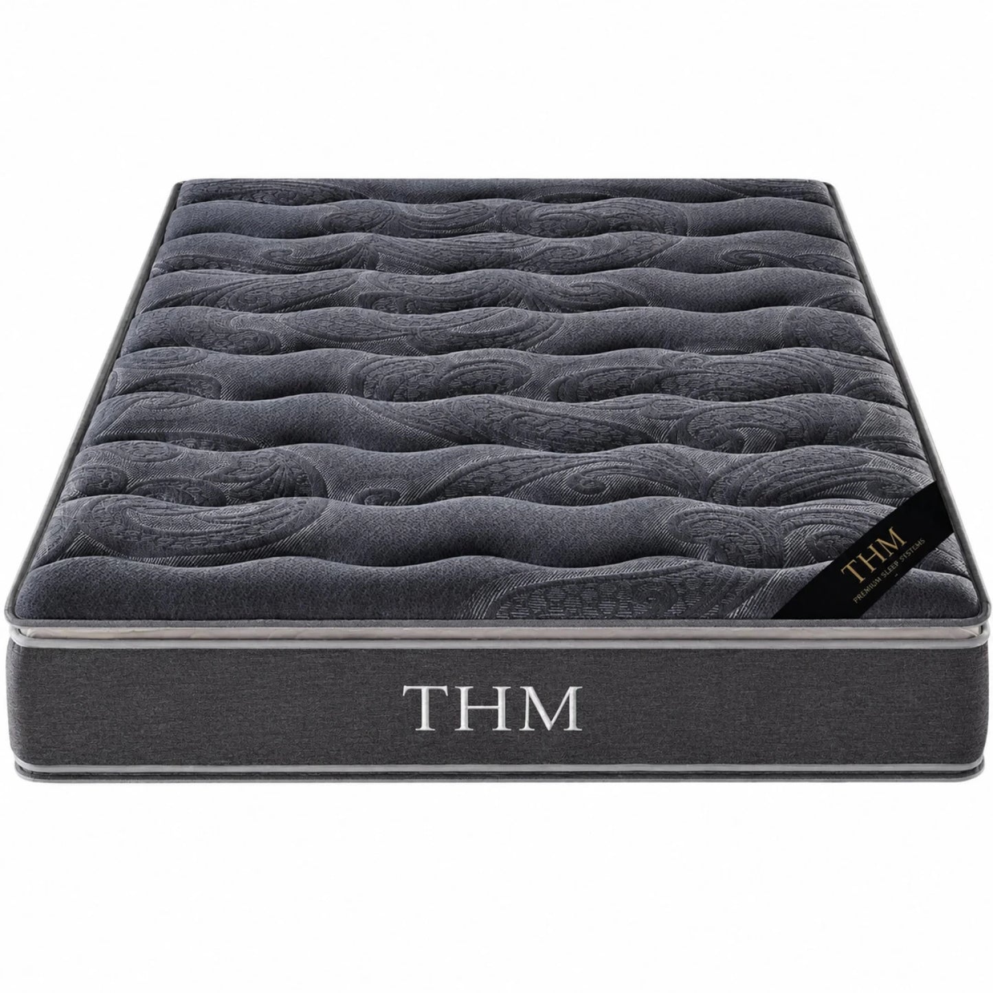 Sommier Queen Colchon THM Hybrid Silver - Negro