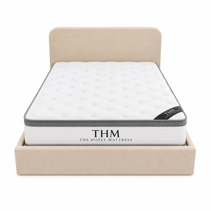 Sommier Queen THM Hybrid Rhodium con respaldo