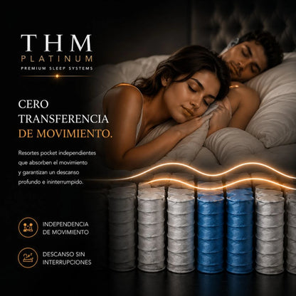Sommier Queen THM Platinum - Negro