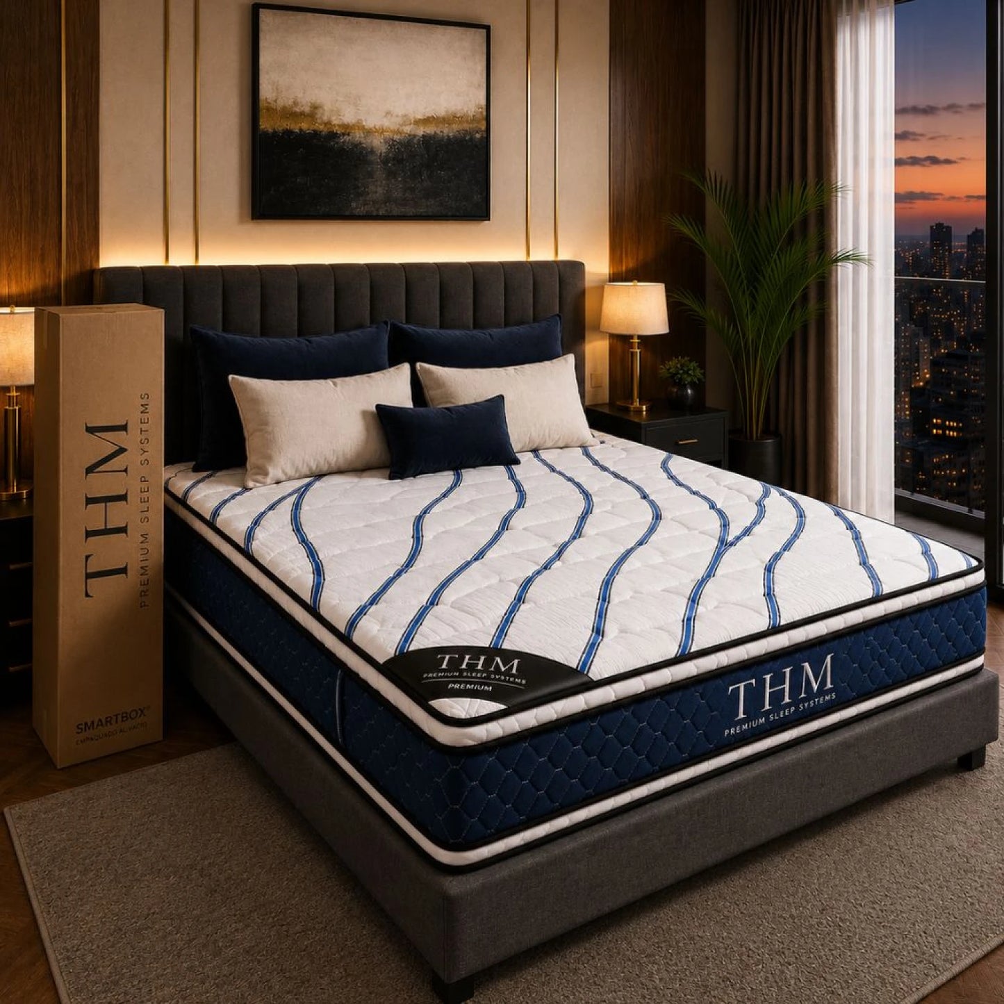 Sommier Queen THM Scandium con Respaldo