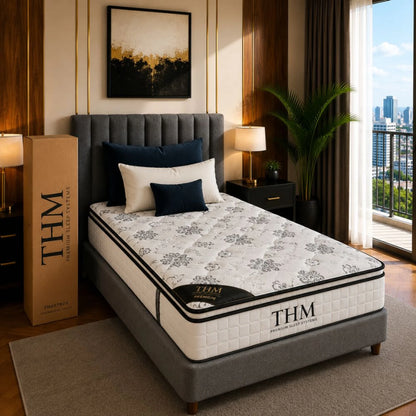 Sommier Smartbox THM 1 plaza 80x185 Bronze - NEGRO