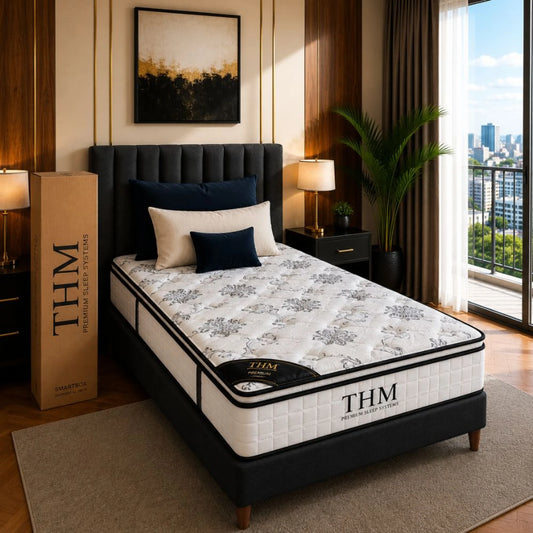 Sommier Smartbox THM 1 plaza 90x190 Bronze - NEGRO