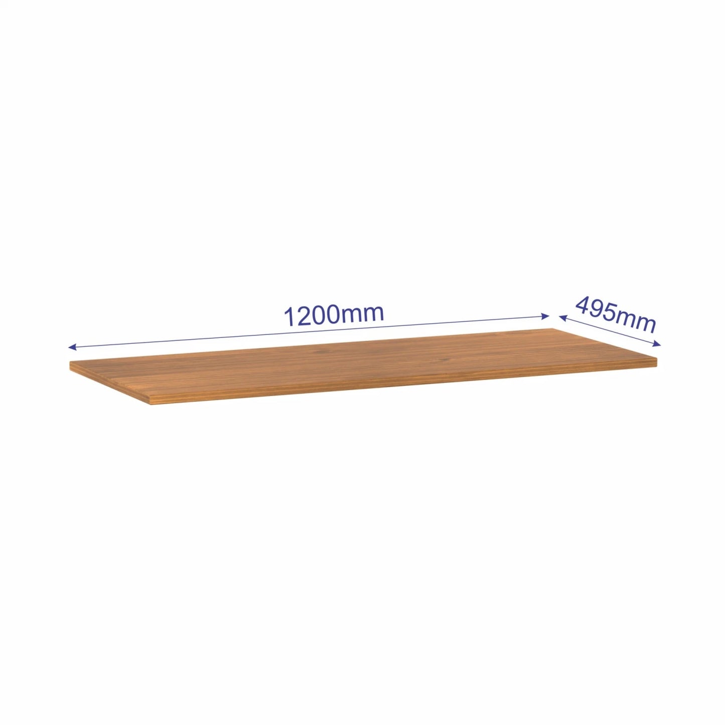 Tapa para bajo mesada 120 cm - Roble