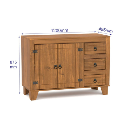 Tapa para bajo mesada 120 cm - Roble
