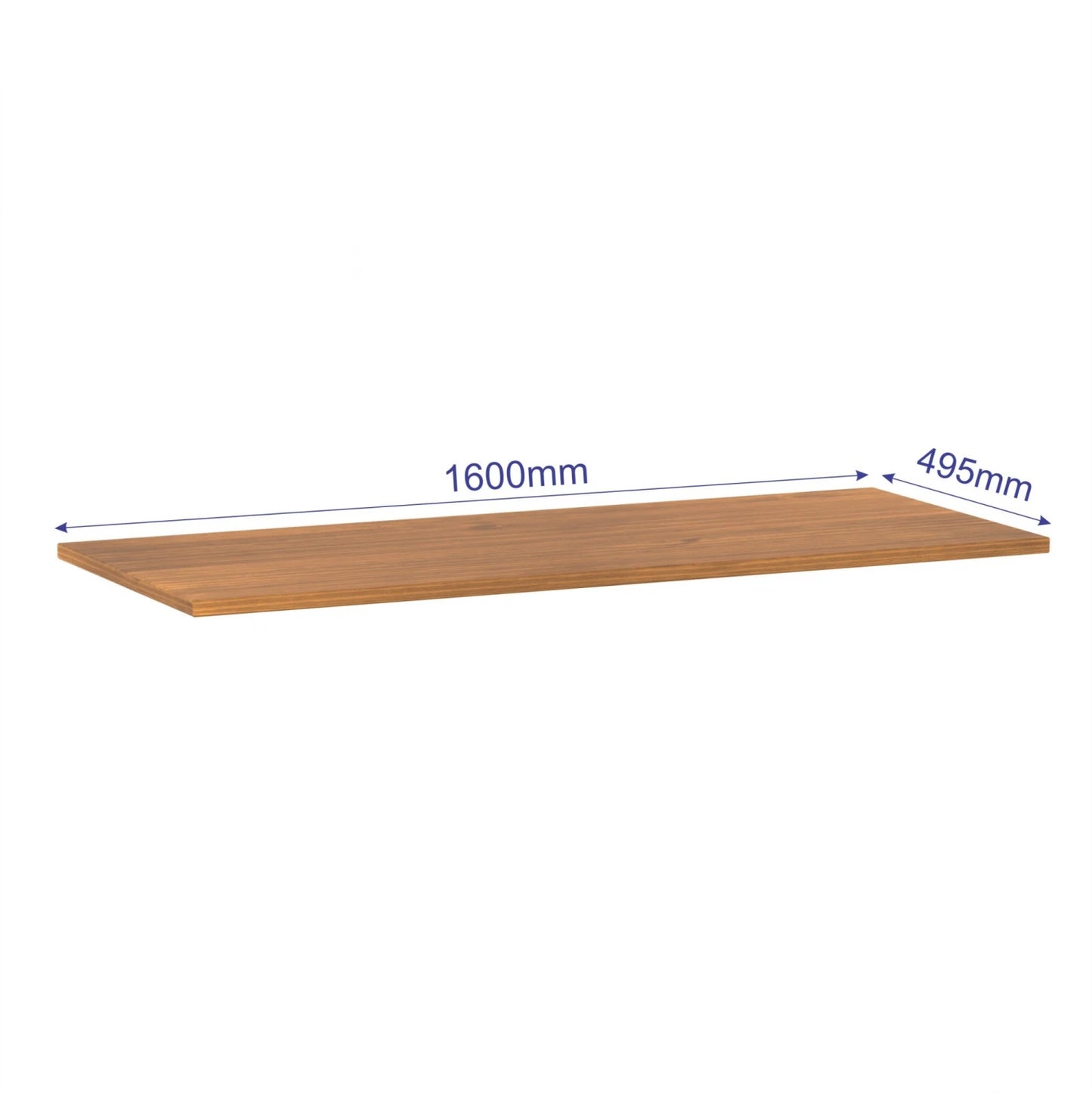 Tapa para bajo mesada 160 cm - Roble