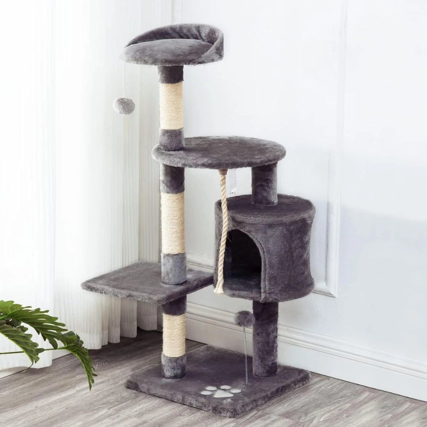 Torre para gatos 3 pisos