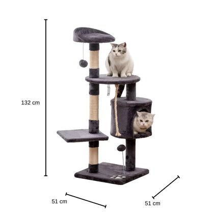 Torre para gatos 3 pisos