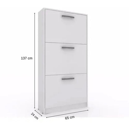 Zapatera 3 puertas - Blanco
